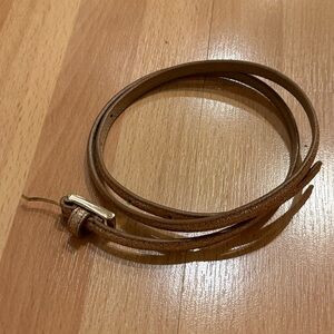 Talbots Women's Tan and glitter Belt